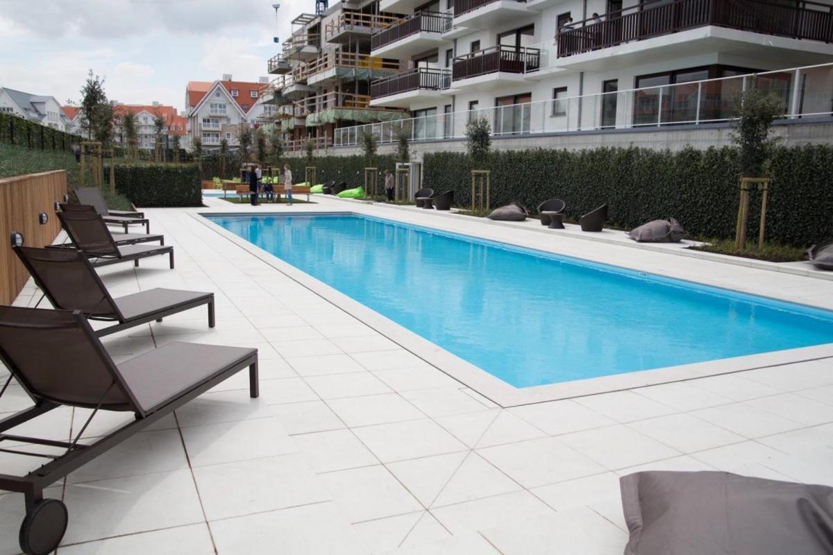 Sailors Beach VI Villa Jalina Verwarmd Zwembad In Het Hoogseizoen Nieuwpoort Kültér fotó